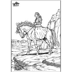 Disegno da colorare: Cavallo (Animali) #2221 - Pagine da Colorare Stampabili Gratuite