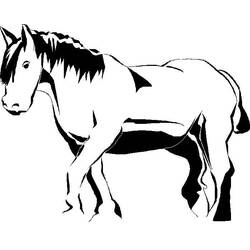 Disegno da colorare: Cavallo (Animali) #2249 - Pagine da Colorare Stampabili Gratuite
