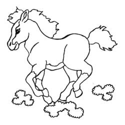 Disegno da colorare: Cavallo (Animali) #2252 - Pagine da Colorare Stampabili Gratuite