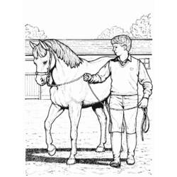 Disegno da colorare: Cavallo (Animali) #2264 - Pagine da Colorare Stampabili Gratuite