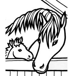 Disegno da colorare: Cavallo (Animali) #2268 - Pagine da Colorare Stampabili Gratuite