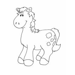 Disegno da colorare: Cavallo (Animali) #2304 - Pagine da Colorare Stampabili Gratuite