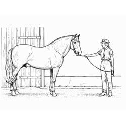 Disegno da colorare: Cavallo (Animali) #2308 - Pagine da Colorare Stampabili Gratuite