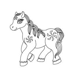 Disegno da colorare: Cavallo (Animali) #2312 - Pagine da Colorare Stampabili Gratuite