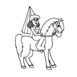 Disegno da colorare: Cavallo (Animali) #2317 - Pagine da Colorare Stampabili Gratuite