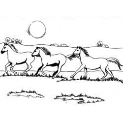 Disegno da colorare: Cavallo (Animali) #2338 - Pagine da Colorare Stampabili Gratuite