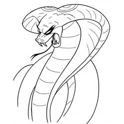 Disegno da colorare: Cobra (Animali) #3236 - Pagine da Colorare Stampabili Gratuite