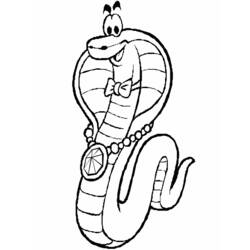 Disegno da colorare: Cobra (Animali) #3295 - Pagine da Colorare Stampabili Gratuite