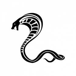 Disegno da colorare: Cobra (Animali) #3362 - Pagine da Colorare Stampabili Gratuite