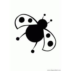 Disegno da colorare: Coccinella (Animali) #3531 - Pagine da Colorare Stampabili Gratuite