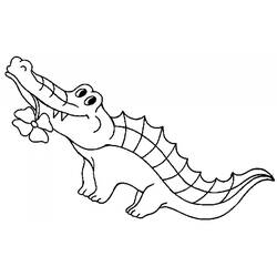 Disegno da colorare: Coccodrillo (Animali) #4789 - Pagine da Colorare Stampabili Gratuite