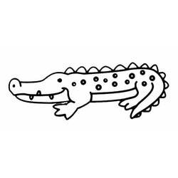 Disegno da colorare: Coccodrillo (Animali) #4831 - Pagine da Colorare Stampabili Gratuite