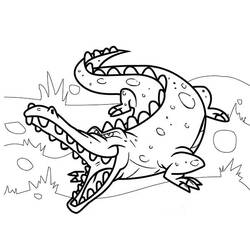 Disegno da colorare: Coccodrillo (Animali) #4857 - Pagine da Colorare Stampabili Gratuite