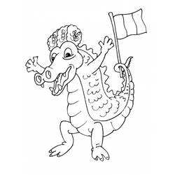 Disegno da colorare: Coccodrillo (Animali) #4863 - Pagine da Colorare Stampabili Gratuite