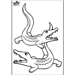 Disegno da colorare: Coccodrillo (Animali) #4892 - Pagine da Colorare Stampabili Gratuite