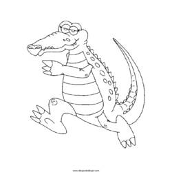 Disegno da colorare: Coccodrillo (Animali) #4959 - Pagine da Colorare Stampabili Gratuite
