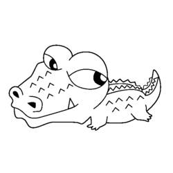 Disegno da colorare: Coccodrillo (Animali) #4965 - Pagine da Colorare Stampabili Gratuite