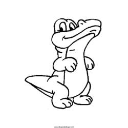 Disegno da colorare: Coccodrillo (Animali) #4969 - Pagine da Colorare Stampabili Gratuite