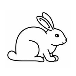Disegno da colorare: Coniglio (Animali) #9500 - Pagine da Colorare Stampabili Gratuite