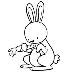 Disegno da colorare: Coniglio (Animali) #9508 - Pagine da Colorare Stampabili Gratuite