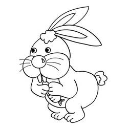 Disegno da colorare: Coniglio (Animali) #9511 - Pagine da Colorare Stampabili Gratuite