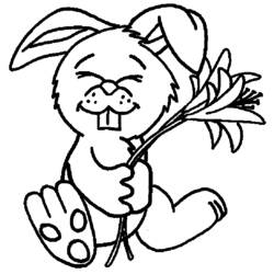 Disegno da colorare: Coniglio (Animali) #9512 - Pagine da Colorare Stampabili Gratuite