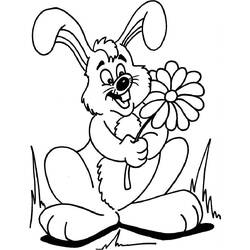 Disegno da colorare: Coniglio (Animali) #9514 - Pagine da Colorare Stampabili Gratuite