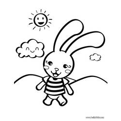 Disegno da colorare: Coniglio (Animali) #9518 - Pagine da Colorare Stampabili Gratuite
