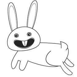 Disegno da colorare: Coniglio (Animali) #9523 - Pagine da Colorare Stampabili Gratuite