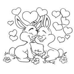 Disegno da colorare: Coniglio (Animali) #9551 - Pagine da Colorare Stampabili Gratuite