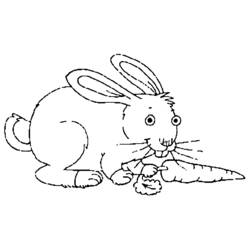 Disegno da colorare: Coniglio (Animali) #9566 - Pagine da Colorare Stampabili Gratuite