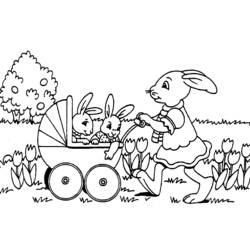 Disegno da colorare: Coniglio (Animali) #9576 - Pagine da Colorare Stampabili Gratuite