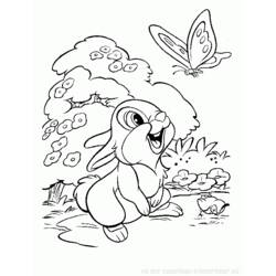 Disegno da colorare: Coniglio (Animali) #9592 - Pagine da Colorare Stampabili Gratuite