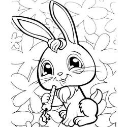 Disegno da colorare: Coniglio (Animali) #9618 - Pagine da Colorare Stampabili Gratuite