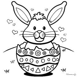 Disegno da colorare: Coniglio (Animali) #9630 - Pagine da Colorare Stampabili Gratuite
