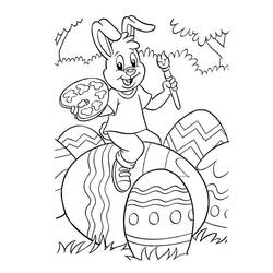 Disegno da colorare: Coniglio (Animali) #9640 - Pagine da Colorare Stampabili Gratuite