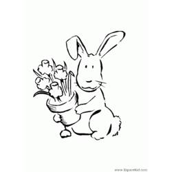 Disegno da colorare: Coniglio (Animali) #9652 - Pagine da Colorare Stampabili Gratuite