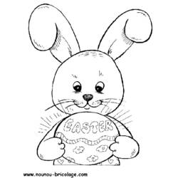 Disegno da colorare: Coniglio (Animali) #9656 - Pagine da Colorare Stampabili Gratuite