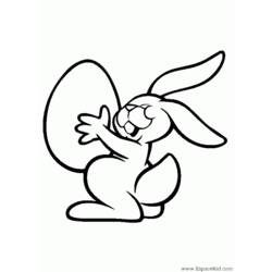 Disegno da colorare: Coniglio (Animali) #9684 - Pagine da Colorare Stampabili Gratuite