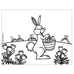 Disegno da colorare: Coniglio (Animali) #9696 - Pagine da Colorare Stampabili Gratuite