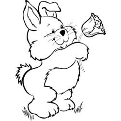 Disegno da colorare: Coniglio (Animali) #9701 - Pagine da Colorare Stampabili Gratuite