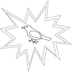 Disegno da colorare: Corvo (Animali) #4374 - Pagine da Colorare Stampabili Gratuite