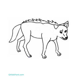 Disegno da colorare: Coyote (Animali) #4513 - Pagine da Colorare Stampabili Gratuite