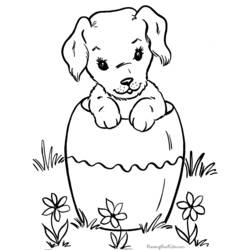 Disegno da colorare: Cucciolo (Animali) #2908 - Pagine da Colorare Stampabili Gratuite