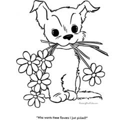 Disegno da colorare: Cucciolo (Animali) #2918 - Pagine da Colorare Stampabili Gratuite