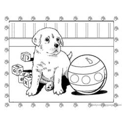 Disegno da colorare: Cucciolo (Animali) #2930 - Pagine da Colorare Stampabili Gratuite