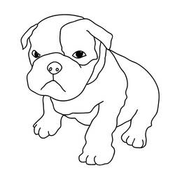 Disegno da colorare: Cucciolo (Animali) #2984 - Pagine da Colorare Stampabili Gratuite