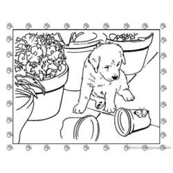 Disegno da colorare: Cucciolo (Animali) #3011 - Pagine da Colorare Stampabili Gratuite
