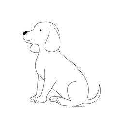Disegno da colorare: Cucciolo (Animali) #3035 - Pagine da Colorare Stampabili Gratuite