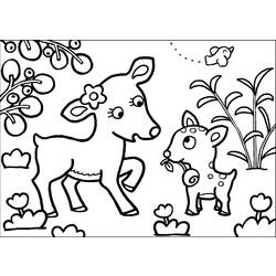 Disegno da colorare: Dai (Animali) #1125 - Pagine da Colorare Stampabili Gratuite